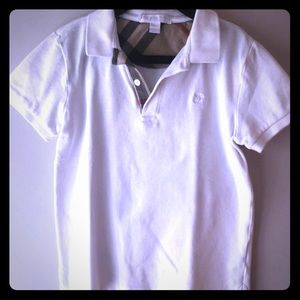 White Burberry Polo Shirt 8